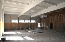 Der Innenausbau kommt voran.