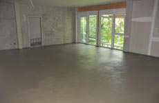 Estrich im Kernzeitraum