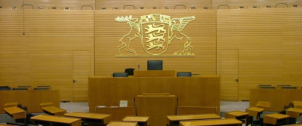 Plenarsaal des Landtags von Baden-Württemberg